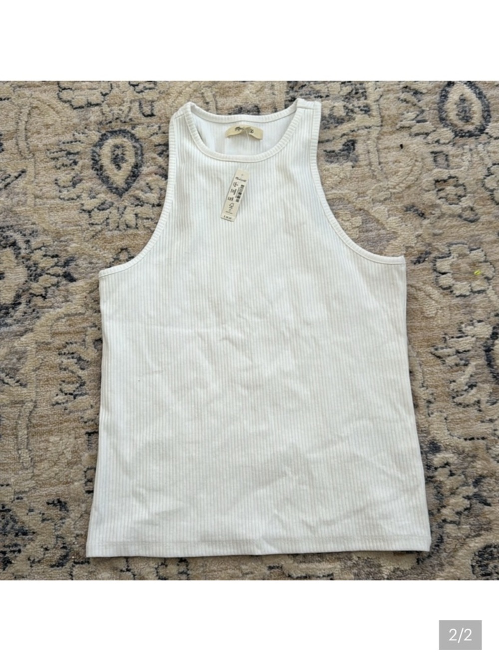 NWT Madewell Highneck Tank in Sleekhold - Picture 2 of 2